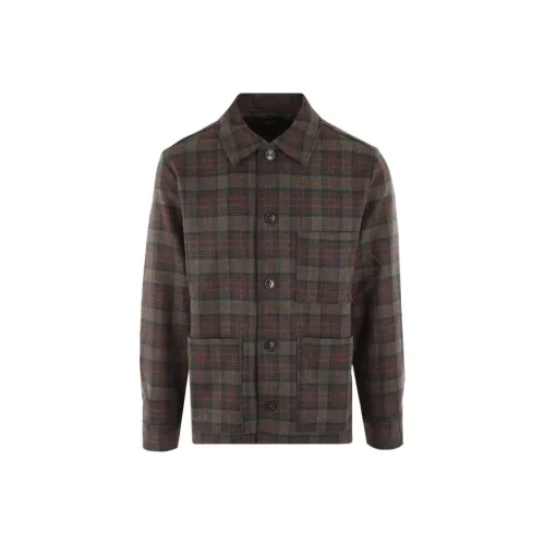 A.P.C Checked Button-Up Shirt Jacket