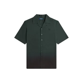 FRED PERRY Revere Collar Shirt Shirt Men's Night Green
