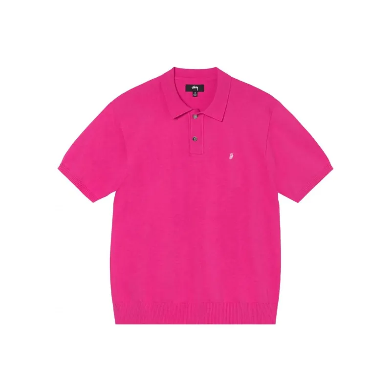 Stussy Classic Short Sleeve Polo Sweater-9