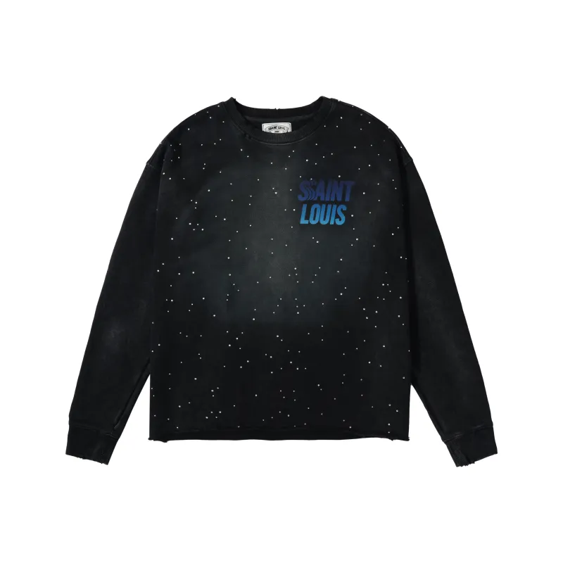 SSSAINT LOUIS Crew Neck Long Sleeved Sweatshirt Unisex-0