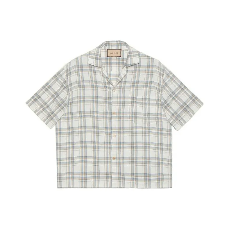GUCCI Kariertes Bowling-Shirt-0