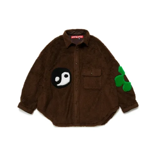 Cactus Plant Flea Market 브라운 남성 셔츠