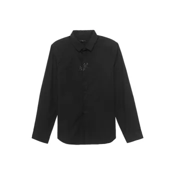 DAVID NAMAN Shirts Men Black