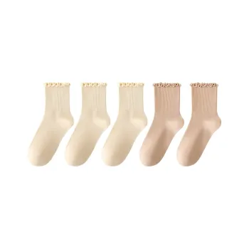 Top Melon Mid Calf Socks Women's 5 Pack