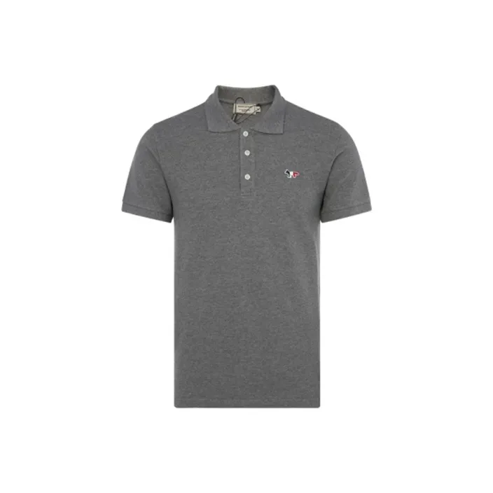 Maison Kitsuné Fox Logo Short-sleeve Polo Shirt-3