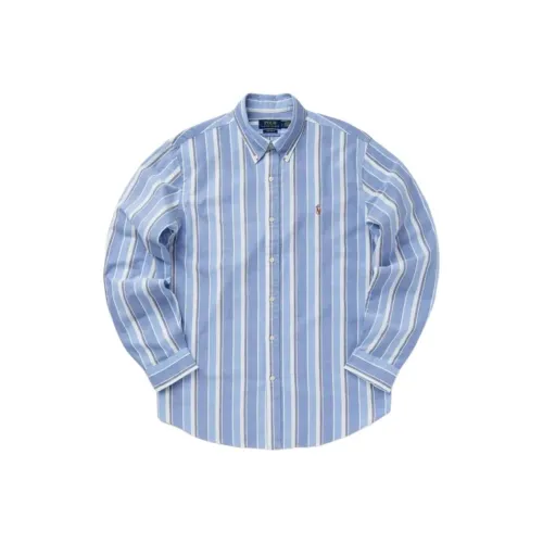 Polo Ralph Lauren Logo Embroidered Striped Shirt