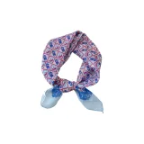 Kid's Floral Blue Plaid