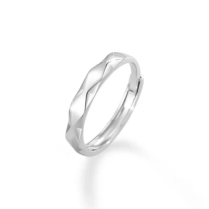 Zocai Natural Topaz Rings Unisex-5