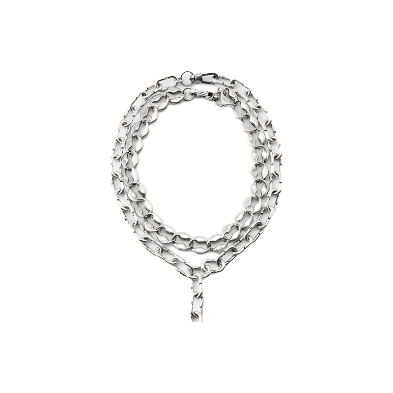 ZARA Metal Necklaces Women's Silver-2
