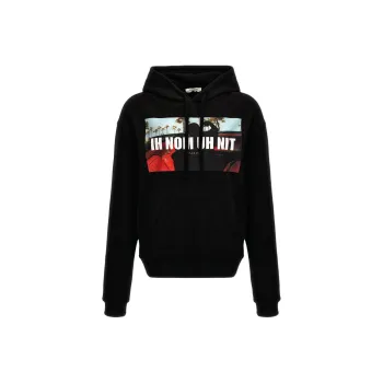 IH NOM UH NIT Logo Printed Drawstring Hoodie