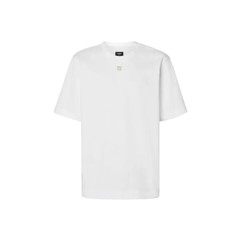 FENDI Ff Plaque Crewneck T Shirt-0