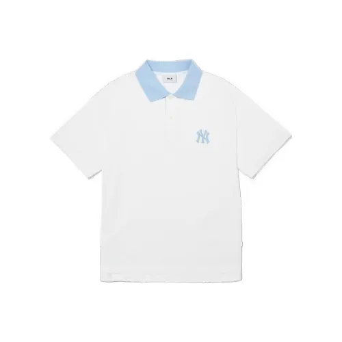 MLB Base Logo Polo Shirts Men White