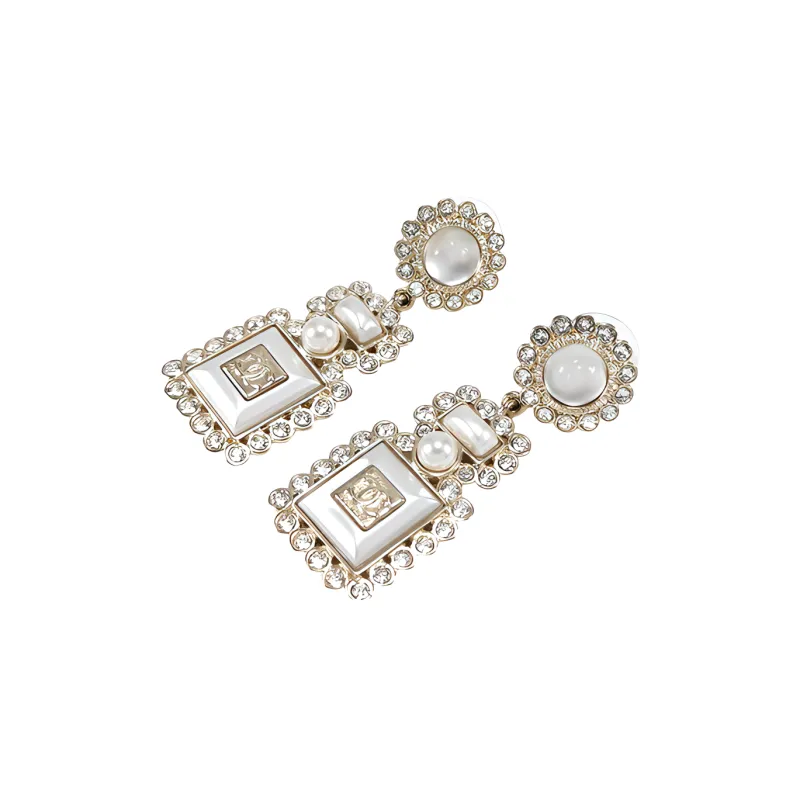 CHANEL Earrings Women's Gold-1