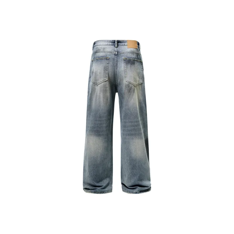 ZWWWZ Jeans Unisex Vintage Blue-1
