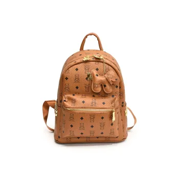 Bueno PU Backpack Regular Women's Brown/White/Black/Pink/Black & White