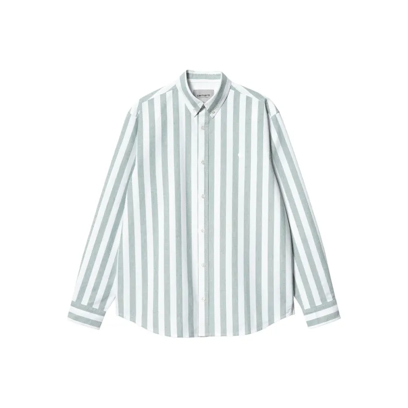 Carhartt WIP Striped Button Up Shirt-0