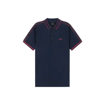 HUGO BOSS Polo Shirts Men Navy