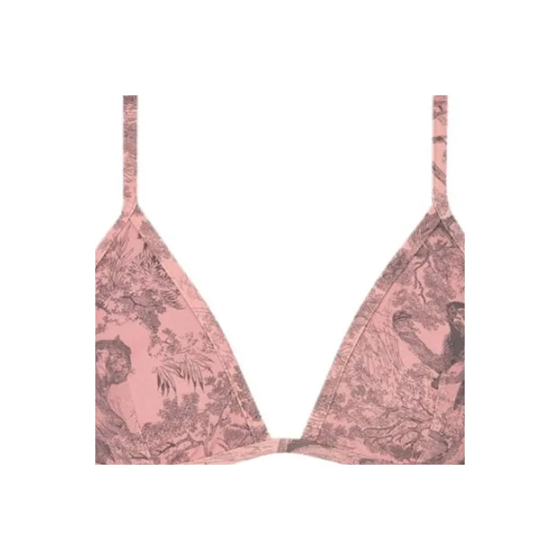 DIOR All Over Patterned Tied Bikini Top-4