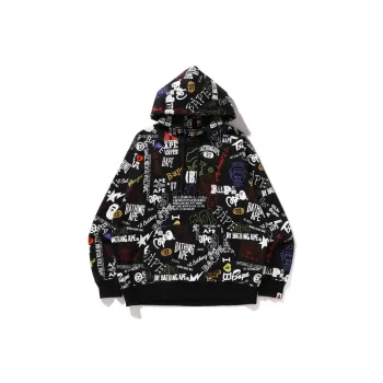 A BATHING APE Hand Draw Pullover Hoodie