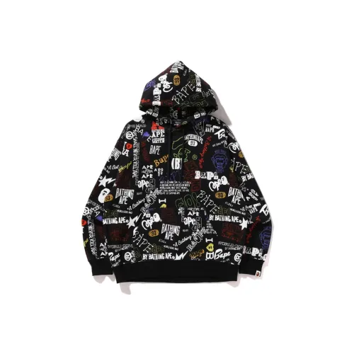 A BATHING APE Hand Draw Pullover Hoodie