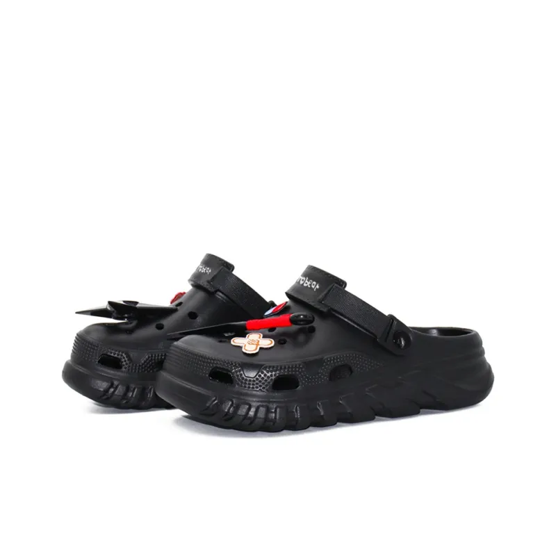 Budding Bear [Tool] Clogs Unisex Black-1