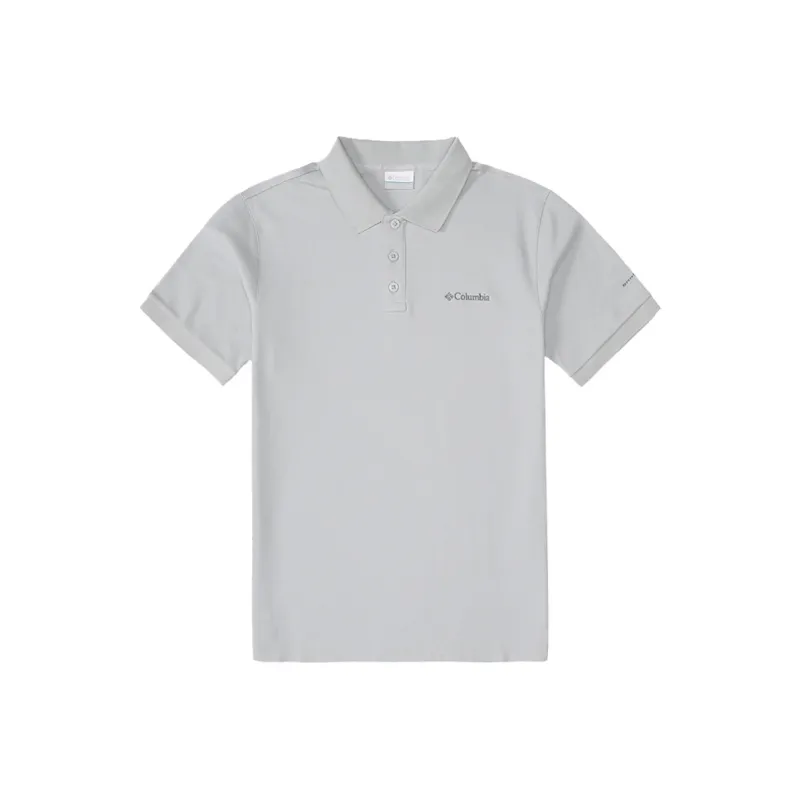 Columbia Polo Shirt Men's Light Gray-0