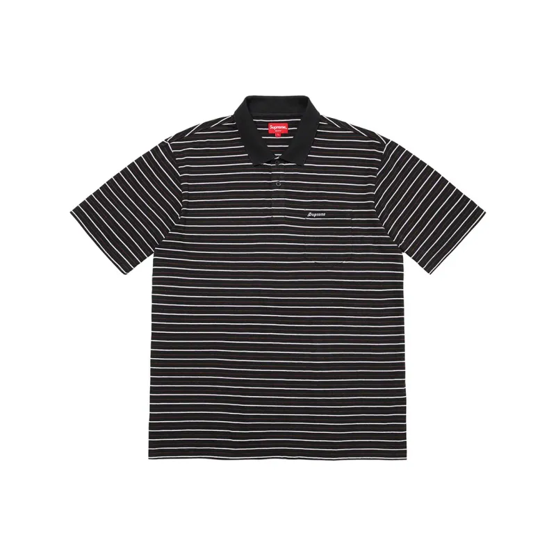 Supreme Thin Stripe Polo-0