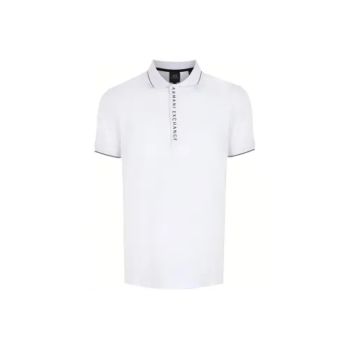 ARMANI EXCHANGE Logo Ghete Cotton Polo Shirt