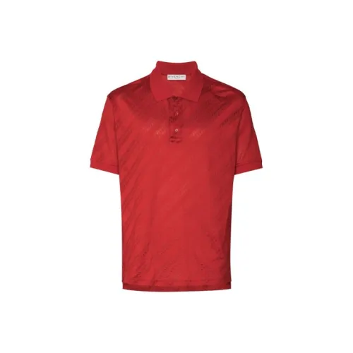 Givenchy Logo Vermillion Short-Sleeve Polo Shirt