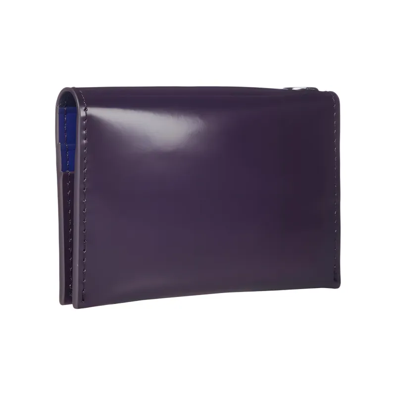 DIESEL Cow Leather Card Holder Women's Purple-1