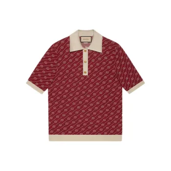 GUCCI FW21 Polo Shirt Men's Red