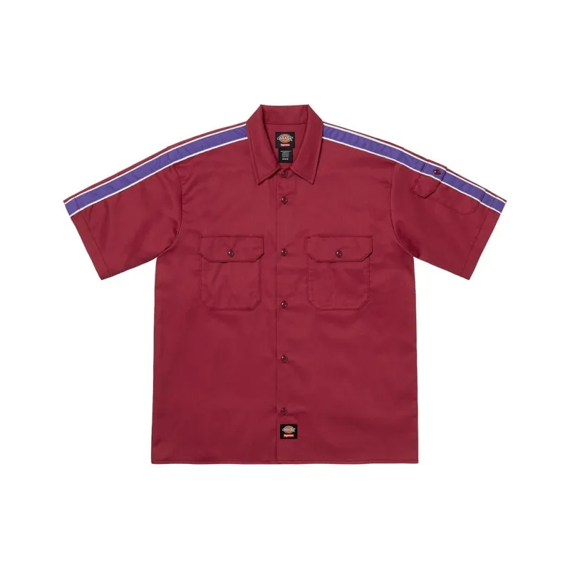 Supreme Dickies Stripe S/S Work Shirt-2