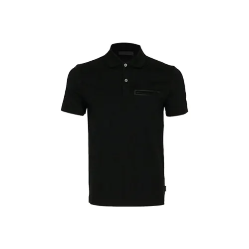 PRADA Polo Shirts Men Black