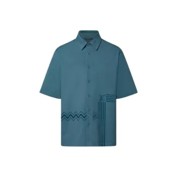 LOUIS VUITTON New Quarterly Products Of LV Shirts Men Blue