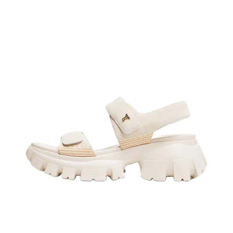 Staccato Almond Snow Skin One Strap Sandals 7cm Women's-0
