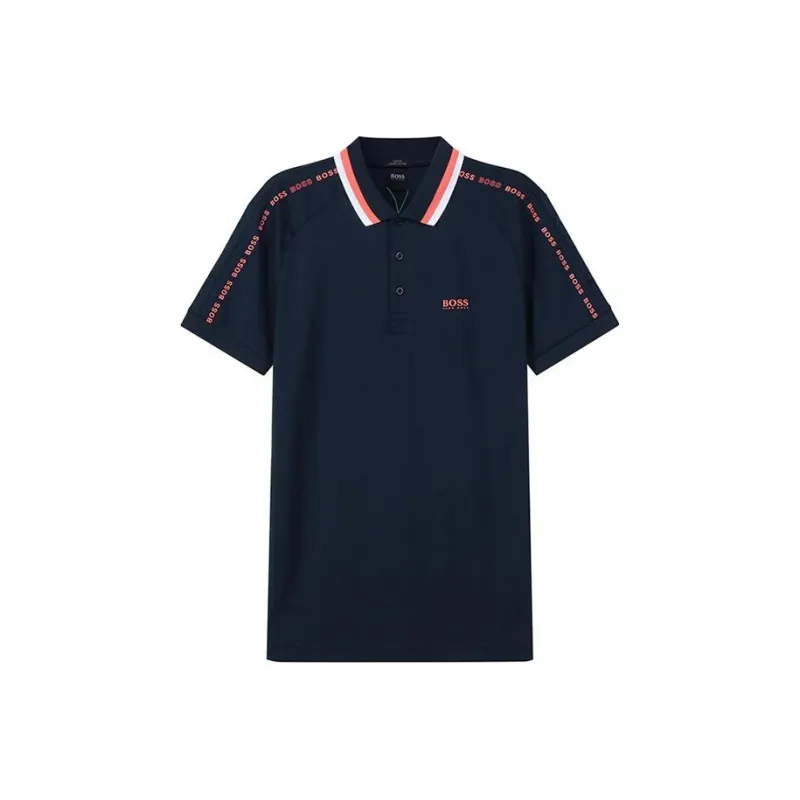 HUGO BOSS SS22 Polo Shirt Men's Marine Blue-0