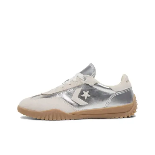 Converse Run Star Trainer Casual Shoes Unisex Low Top Silver White