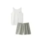 [Slim Shoulder]Warm White+[Boxer Shorts]Mogreen