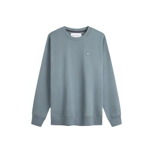 CALVIN KLEIN Sweatshirt Men's Gray Green