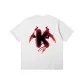 White Gray Demon K Letter