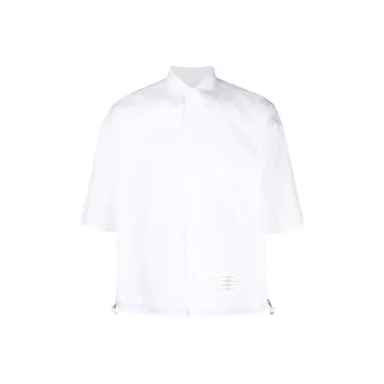 THOM BROWNE Plain Short sleeve T shirt