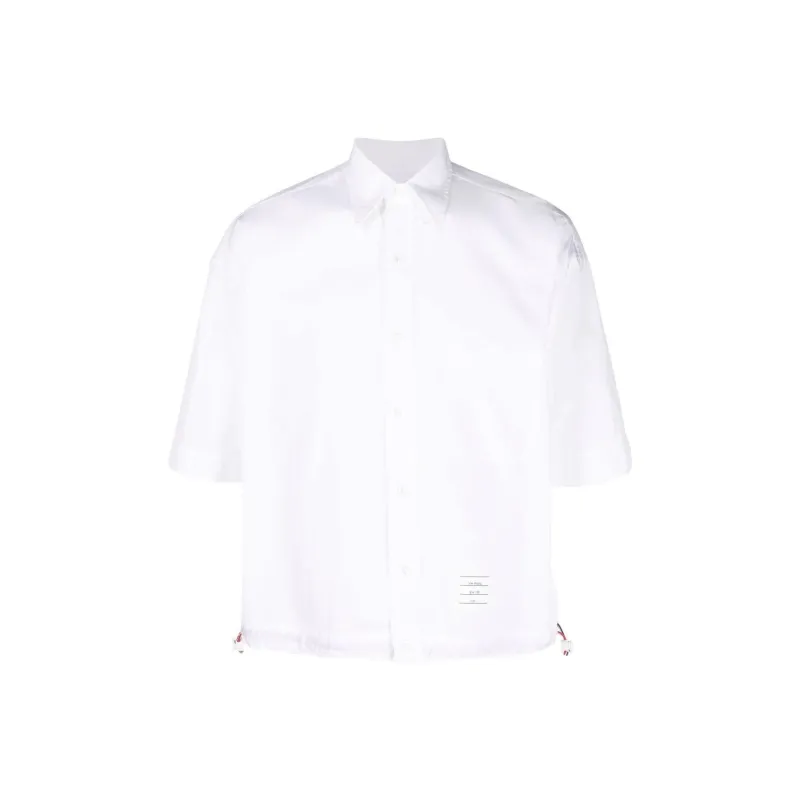THOM BROWNE Plain Short sleeve T shirt-0