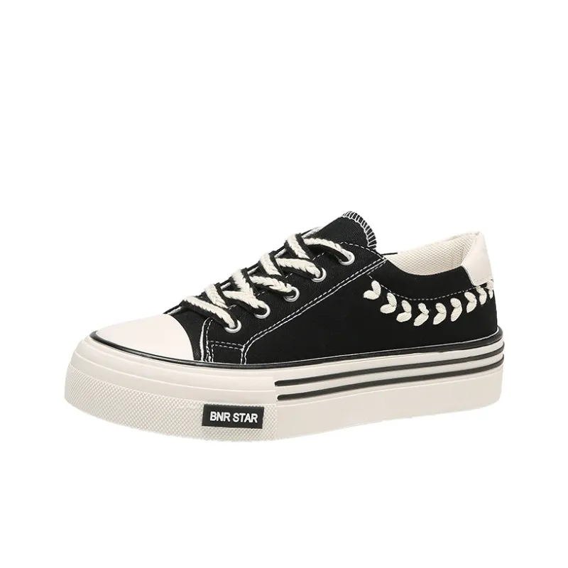 BINGO DUCK Slip Resistant And Breathable Low Top Canvas Shoes Women's-12