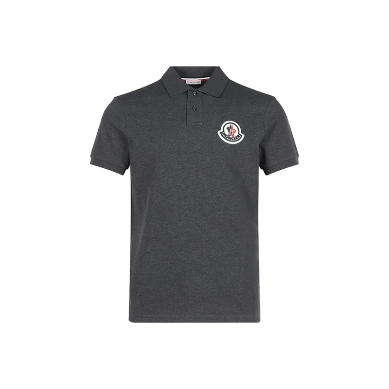 Moncler Polo Shirt Men's Dark Gray-0