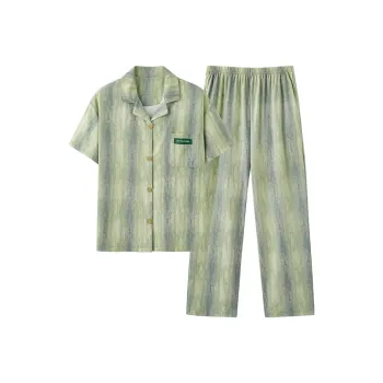 CHUDUAN Pajama Set Women's Emerald Green