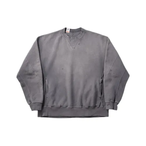 N.hoolywood X Champion N.HOOLYWOOD X New Manual Co brand Sweatshirts Unisex Gray
