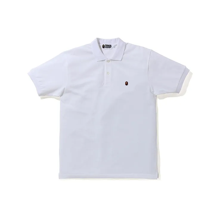 Bape Silicon Ape Head One Point Polo-0