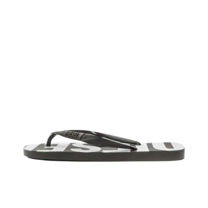 DIESEL Flip Flops Women's Black White-0