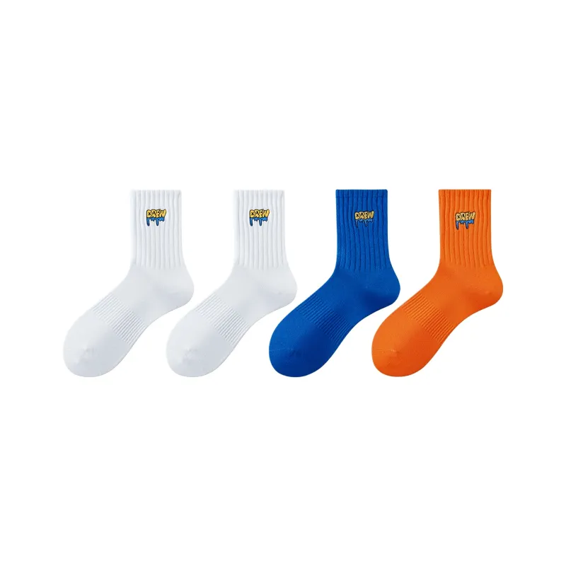 ZEROIN Mid Calf Socks Unisex 4 Pack-18