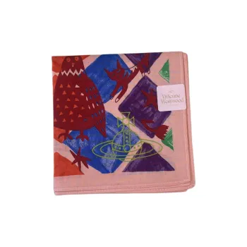 Vivienne Westwood Silk Scarves Unisex Pink